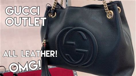 gucci soho leather chain hobo|SALE!! At The GUCCI Outlet!!! Unboxing Gucci Soho Hobo .